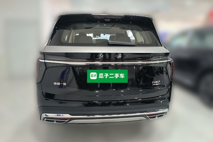 Used Hongqi HS7 PHEV 2025 Model 2.0T PHEV Two-Wheel Drive Qi Xiang Edition 7-Seater Rear