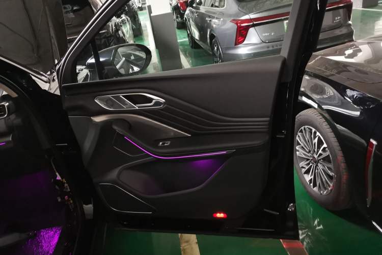 Used Hongqi HS7 PHEV 2025 Model 2.0T PHEV Two-Wheel Drive Qi Xiang Edition 6-Seater Right Front Door Interior