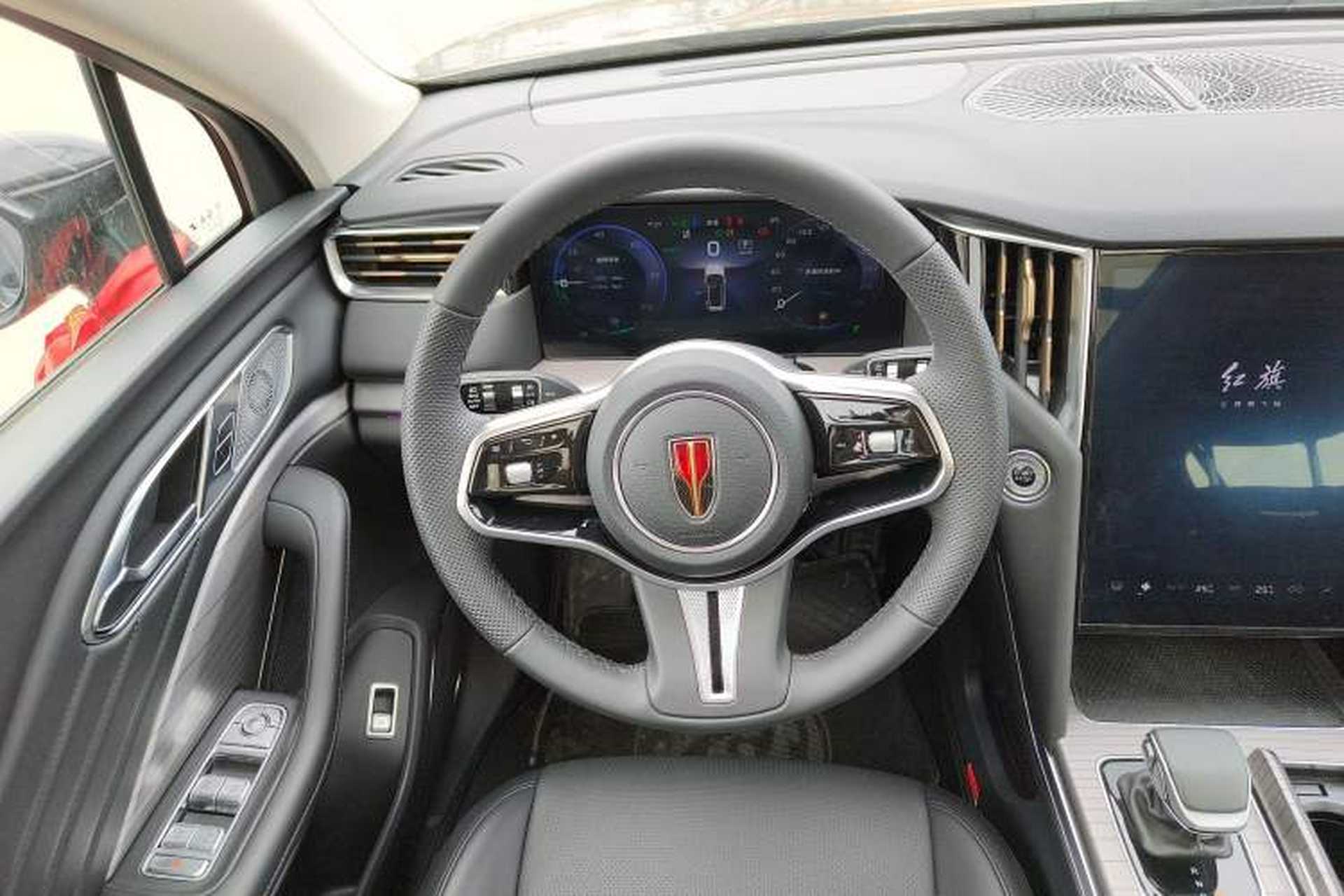 Used Hongqi HS7 PHEV 2025 Model 2.0T PHEV Two-Wheel Drive Qi Xiang Edition 6-Seater Steering Wheel