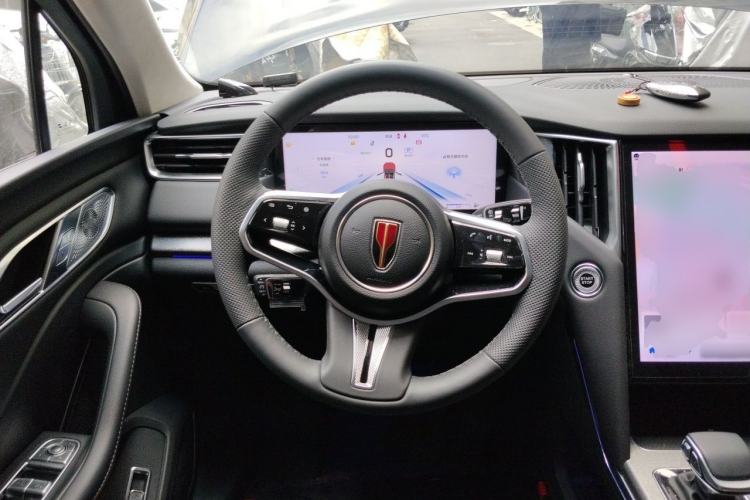 Used Hongqi HS7 PHEV 2025 Model 2.0T PHEV Four-Wheel Drive 2 Million Units Commemorative Edition 6-Seater Steering Wheel