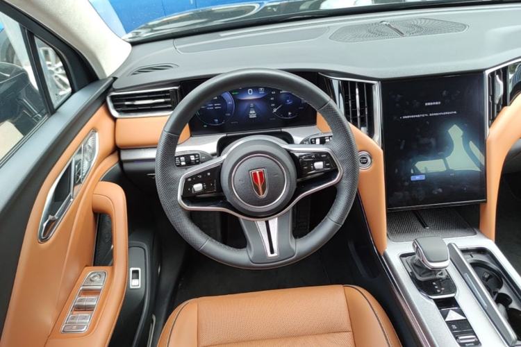 Used Hongqi HS7 PHEV 2025 Model 2.0T PHEV Four-Wheel Drive 2 Million Units Commemorative Edition 6-Seater Steering Wheel