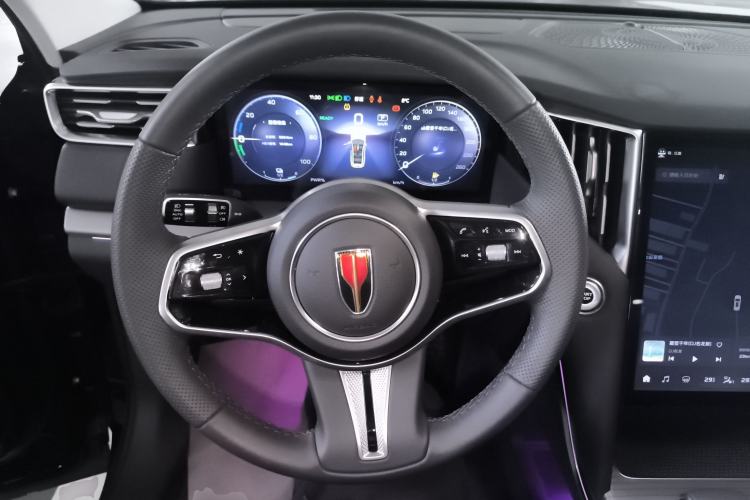 Used Hongqi HS7 PHEV 2025 Model 2.0T PHEV Two-Wheel Drive Qi Xiang Edition 6-Seater Steering Wheel