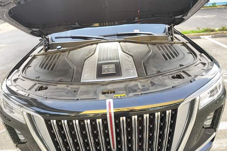 Used Hongqi LS7 2022 4.0T Prestige Flagship Edition 4 Seats Engine Bay