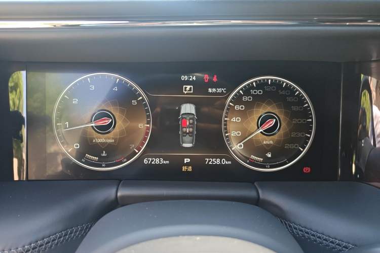 Used Hongqi LS7 2022 4.0T Prestige Flagship Edition 4 Seats Instrument Cluster