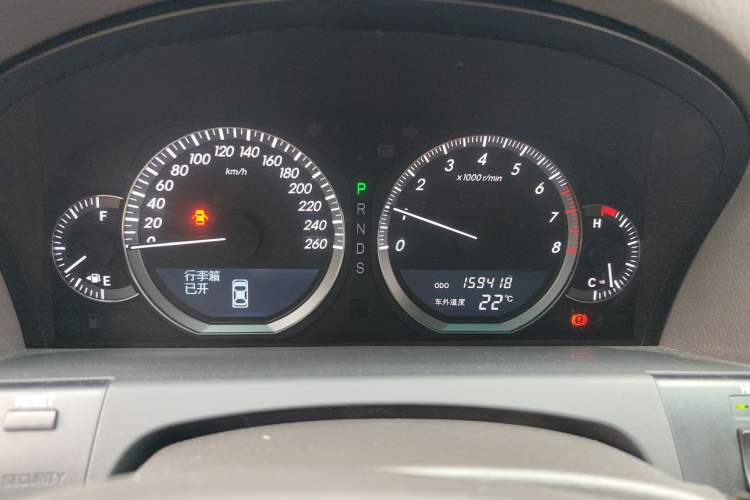 Used Hongqi Shengshi 2009 3.0L Luxury Model Instrument Cluster