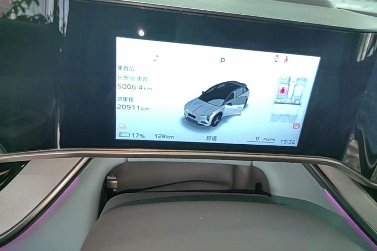 Used Hongqi Tiangong 08  Odometer Close Up