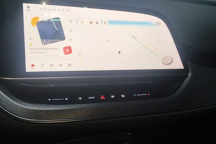 Used Hongqi Tiangong 08 2025 730 Max Rear-Drive Version Audio And AC Panel