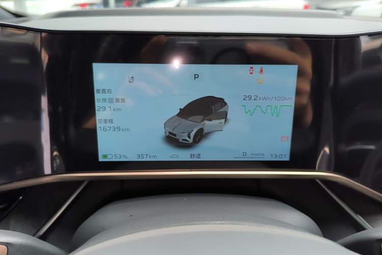 Used Hongqi Tiangong 08 2025 565 Four-Wheel Drive Smart Selection Edition Instrument Cluster