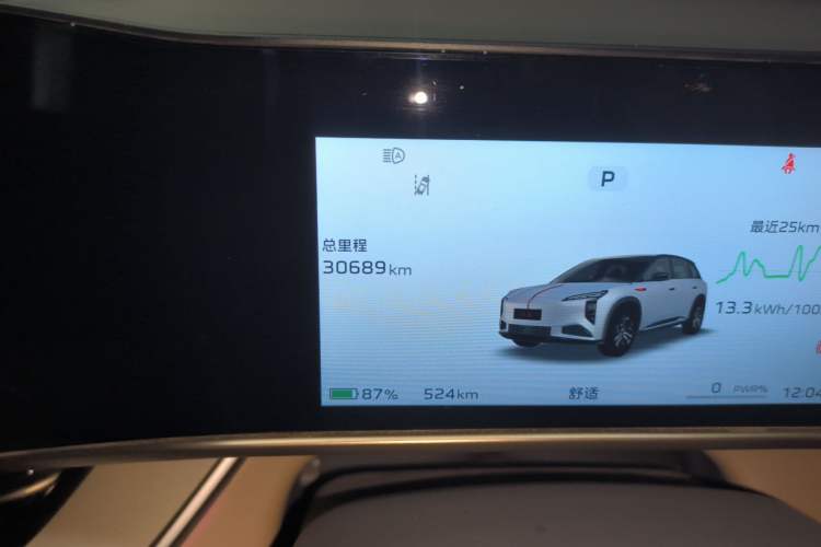 Used Hongqi Tiangong 08 2025 605 Pioneer Edition Odometer Close Up
