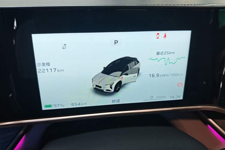 Used Hongqi Tiangong 08 2025 680 Ultra Four-Wheel-Drive Version Instrument Cluster