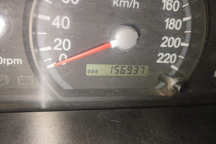 Used Huanghai Da Chaishen 2012 2.4L Supreme Edition Two-Wheel-Drive Standard Version 4G69S4N Odometer Close Up