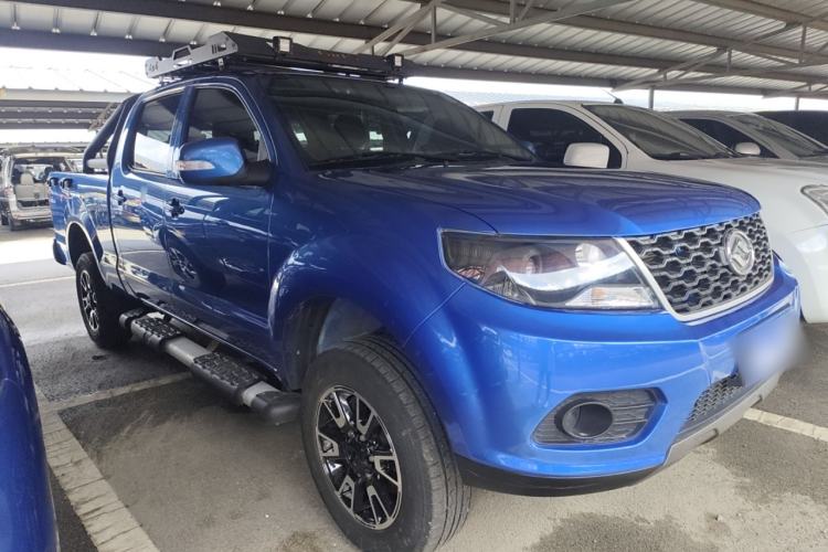 Used Huanghai Da Niu 2022 2.8T Pioneer Edition Manual Diesel 4x4 Value-Added Flatbed Cargo Box JE493ZLQ6H Exterior 2