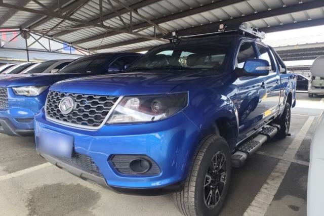 Used Huanghai Da Niu 2022 2.8T Pioneer Edition Manual Diesel 4x4 Value-Added Flatbed Cargo Box JE493ZLQ6H