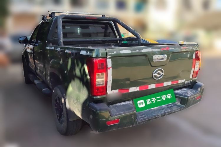 Used Huanghai Da Niu 2022 2.8T Pioneer Edition Manual Diesel 2WD Value-Driven Flat-Bed Cargo Box JE493ZLQ6H Rear Left 45 Deg