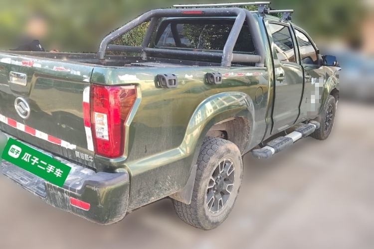 Used Huanghai Da Niu 2022 2.8T Pioneer Edition Manual Diesel 2WD Value-Driven Flat-Bed Cargo Box JE493ZLQ6H Rear Right 45 Deg