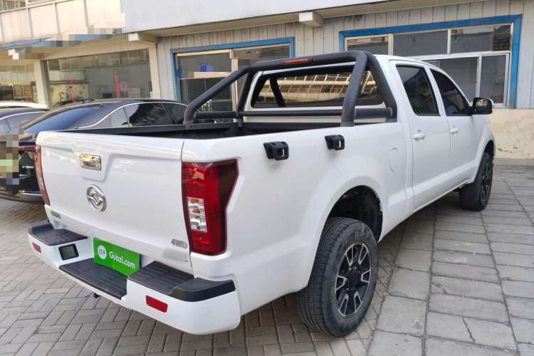 Used Huanghai Da Niu 2022 2.8T Pioneer Edition Manual Diesel 4x4 Value-Added Flatbed Cargo Box JE493ZLQ6H Rear Right 45 Deg