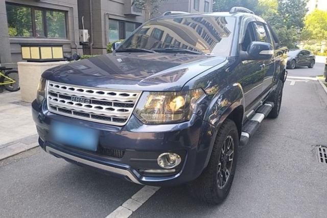 Used Huanghai Jiaolong 2020 2.5T N2S Two-Wheel Drive Diesel Sport Edition with Flat Bed China VI Emission Standard JE4D25Q6A