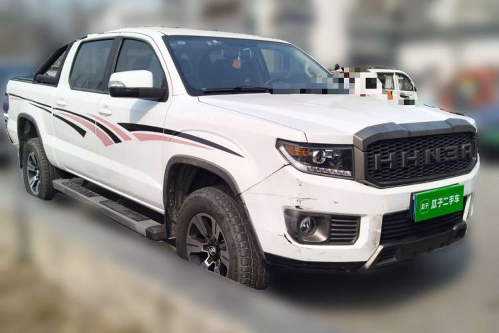 Used Huanghai N3 2017 2.4T Automatic Two-Wheel Drive Sport Edition 4K22D4T Front Right 45 Deg