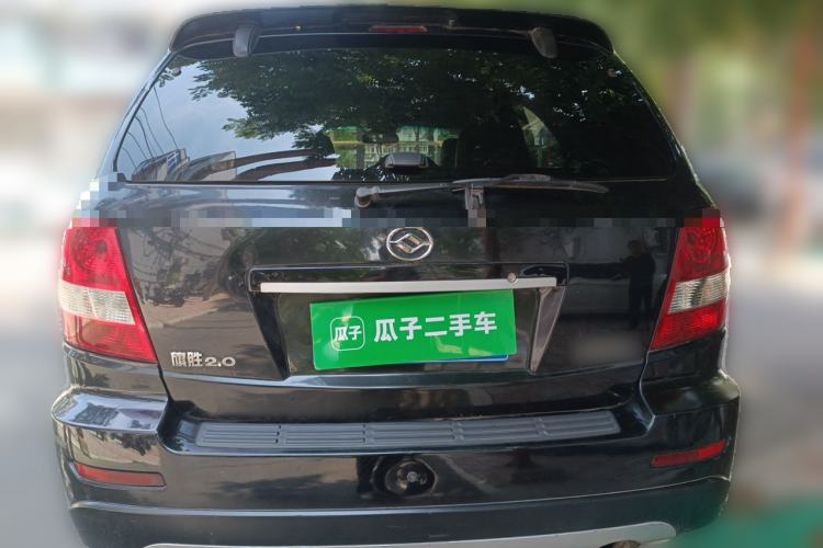 Used Huanghai Qisheng F1 2012 2.0L Two-Wheel Drive Business Edition Rear