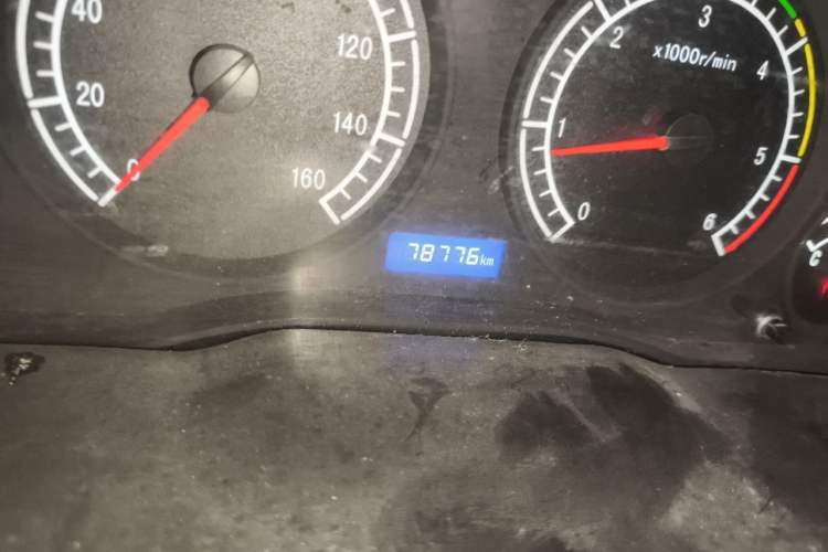 Used Huanghai Ruitu  Odometer Close Up