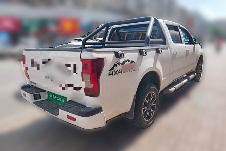 Used Huanghai Xianglong 2019 2.8T N1S Two-Wheel Drive Diesel Sport Edition Extended Cab JE493ZLQ5D Rear Right 45 Deg