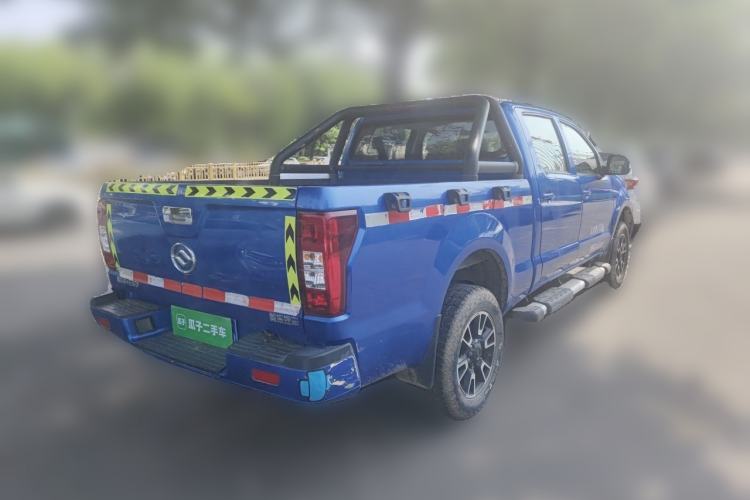 Used Huanghai Xianglong 2020 2.4T N1S Two-Wheel Drive Gasoline Sport Edition with Extended Flat-Bottom Cargo Bed China VI Emission Standard 4K22D4T Rear Right 45 Deg
