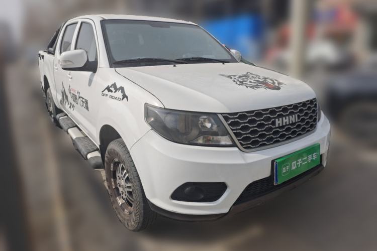 Used Huanghai Xiao Niu 2021 2.4L N1 Manual Gasoline Two-Wheel Drive Chuanfu Type Extended Flat-Bottom Cargo Bed 4K22 Front Right 45 Deg