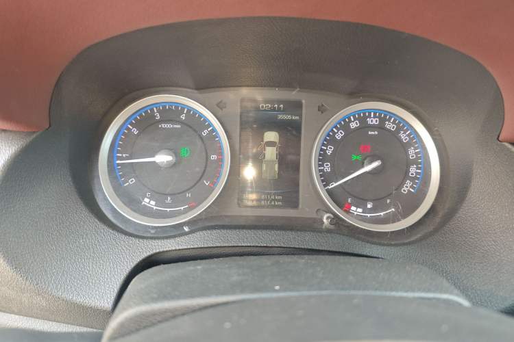 Used Huanghai Xiao Niu 2021 2.4L N1 Manual Gasoline Two-Wheel Drive Chuanfu Type Extended Flat-Bottom Cargo Bed 4K22 Instrument Cluster