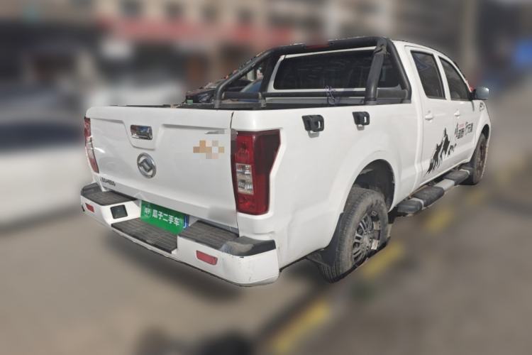 Used Huanghai Xiao Niu 2021 2.4L N1 Manual Gasoline Two-Wheel Drive Chuanfu Type Extended Flat-Bottom Cargo Bed 4K22 Rear Right 45 Deg
