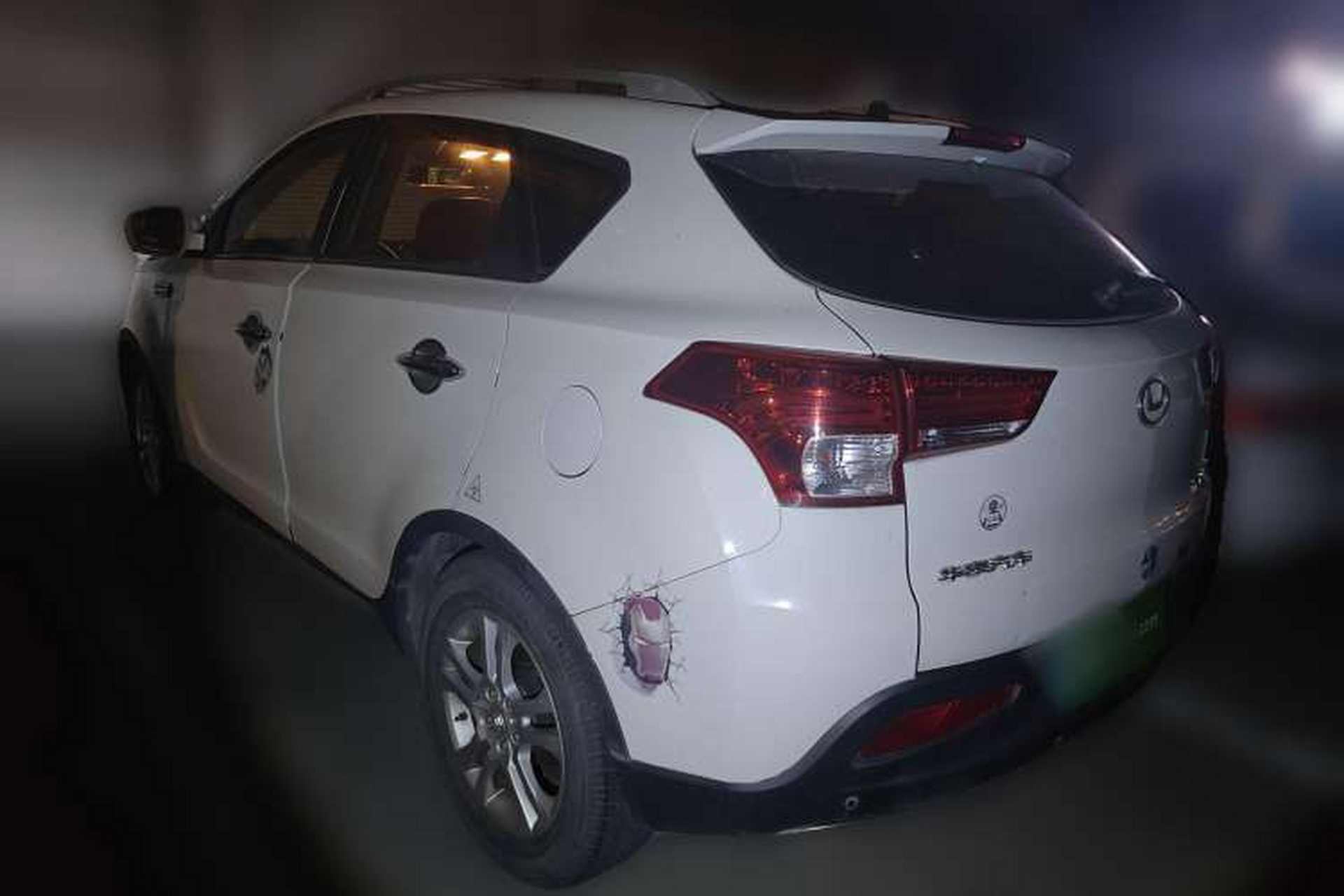Used Huatai Santa Fe 2017 1.5T Gasoline Automatic Two-Wheel Drive Smart Enjoyment i3 Model Rear Left 45 Deg