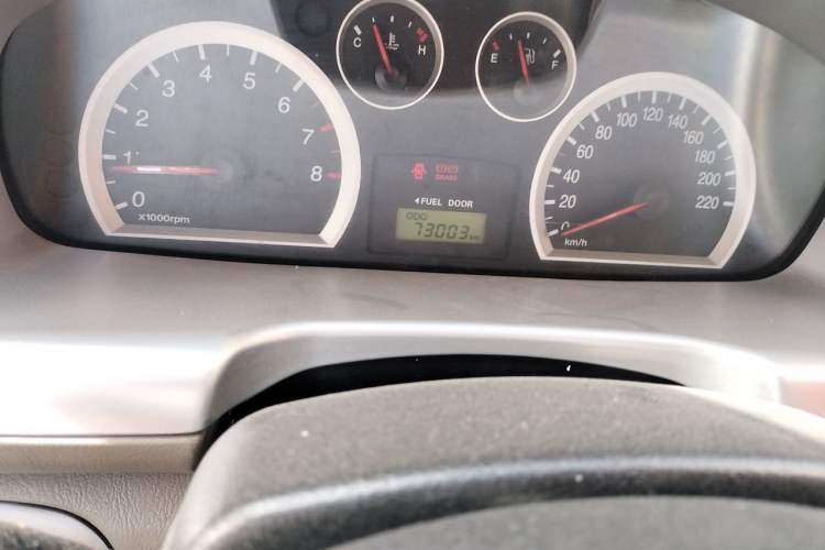 Used Huatai Santa Fe Classic 2012 2.0L Gasoline Manual Luxury Version Odometer Close Up