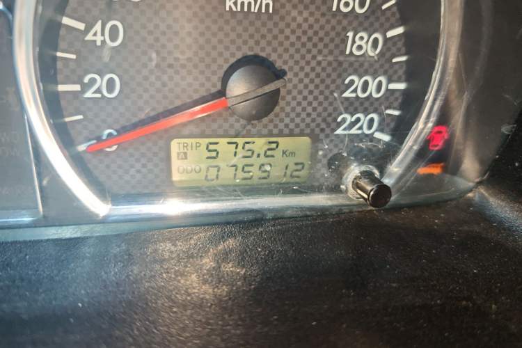 Used Huatai Terracan 2012 2.4L Manual 4x4 Luxury Version Odometer Close Up