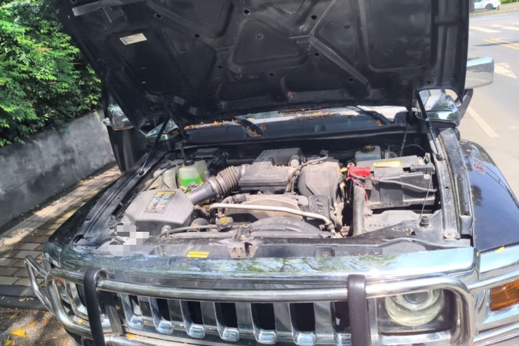 Used Hummer H3 2008 H3x 3.7 Engine Bay