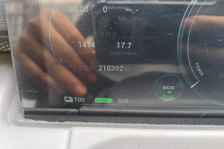Used Hycan Z03 2021 Trendy Play Edition Odometer Close Up