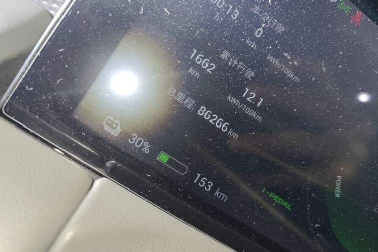 Used Hycan Z03 2021 Trendy Smart Edition Odometer Close Up