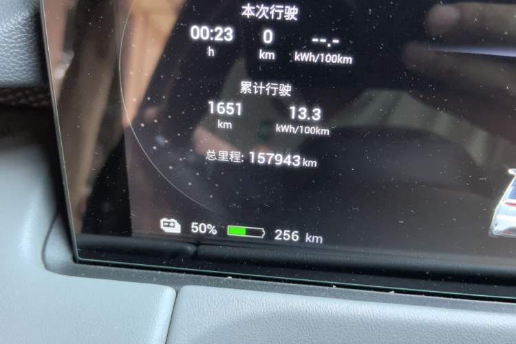 Used Hycan Z03 2022 510 km Range Chaozhi Version 135 kW 63.98 kWh Odometer Close Up
