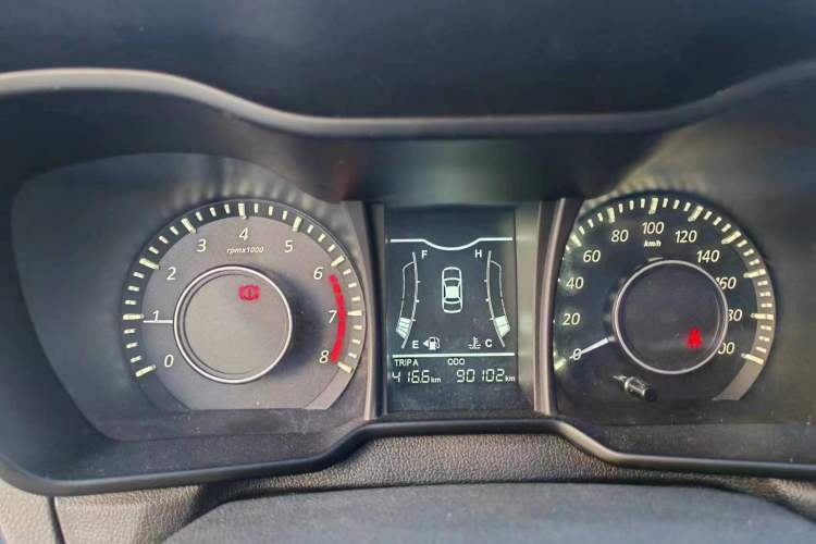 Used HYOSOW 2016 H3F 1.5L Manual Luxury Model Odometer Close Up