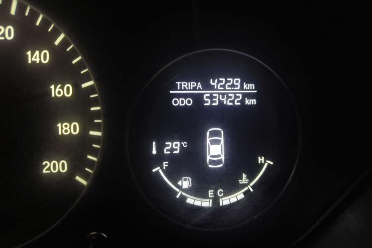 Used HYOSOW 2016 S3L 1.5L Manual Premium Edition Odometer Close Up