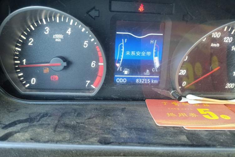 Used HYOSOW H2 2015 1.5L Manual Luxury Version BJ415C Odometer Close Up