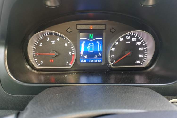 Used HYOSOW H2 2015 1.5L AMT Luxury Version BJ415C Odometer Close Up