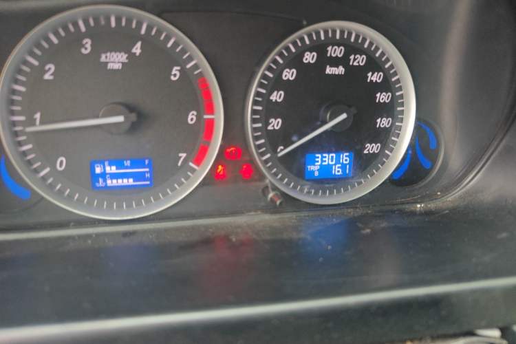 Used HYOSOW H2 2016 H2E 1.5L Elite Model BJ415B Odometer Close Up