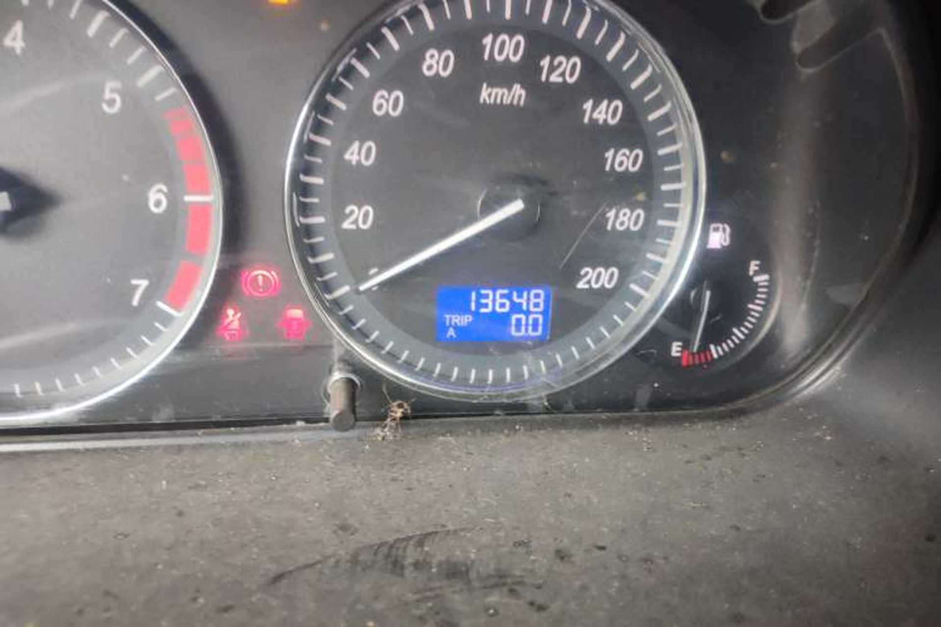 Used HYOSOW H2 2016 H2E 1.5L Elite Model BJ415B Odometer Close Up