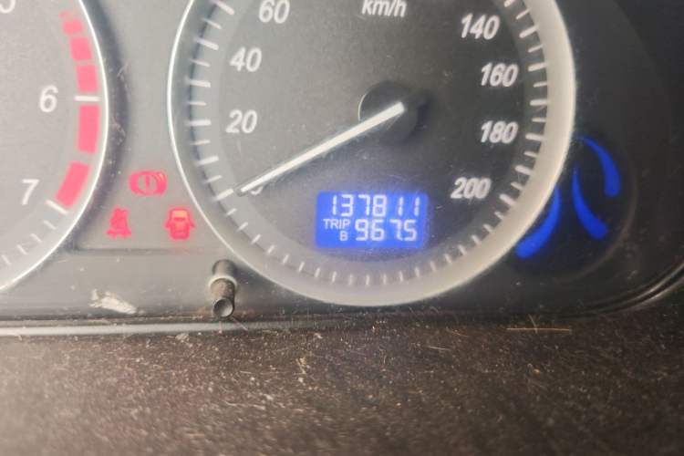 Used HYOSOW H2 2016 H2E 1.5L Elite Model BJ415B Odometer Close Up