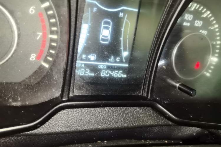 Used HYOSOW H3 2016 H3F 1.5L Manual Luxury Model Odometer Close Up