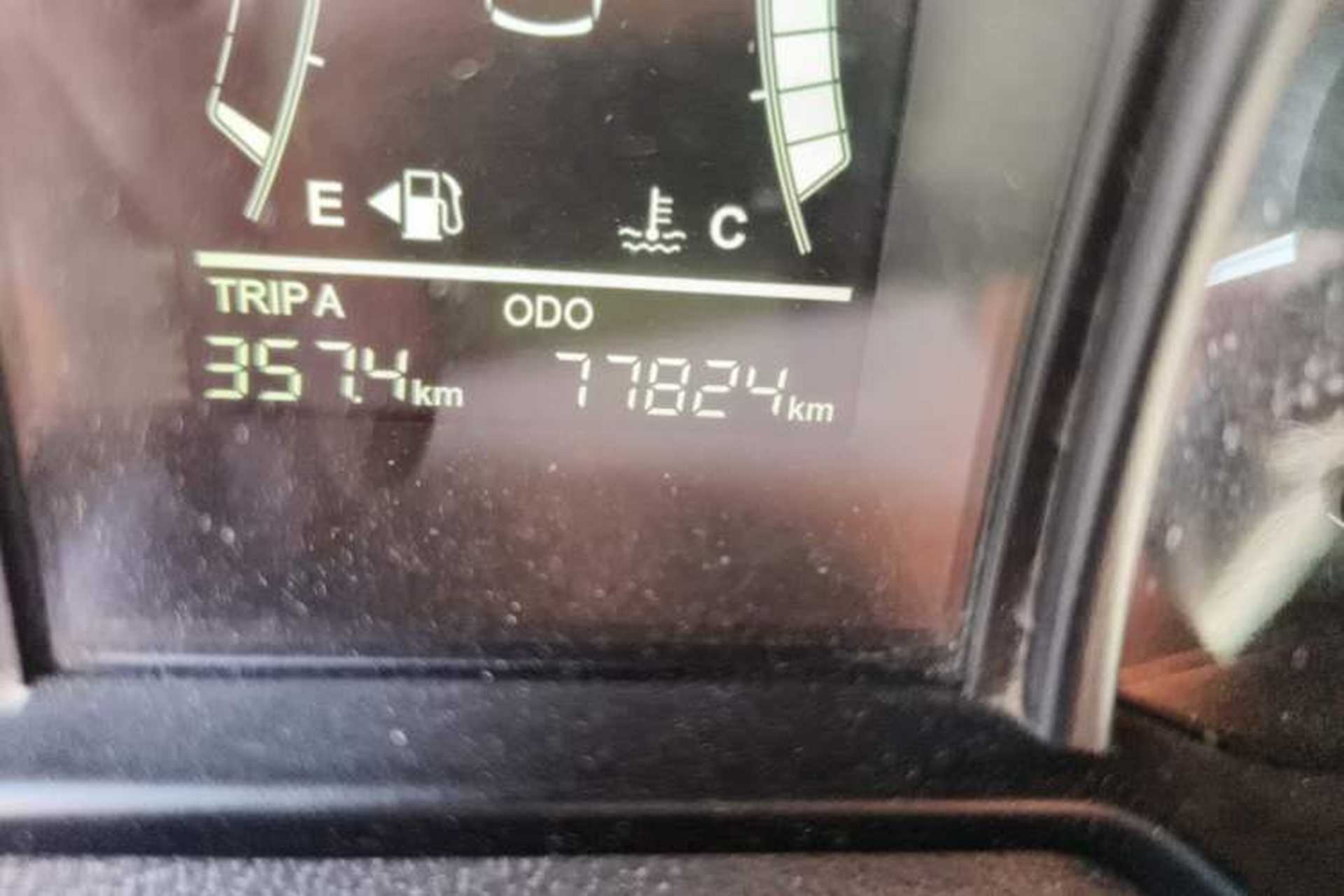 Used HYOSOW H3 2016 H3F 1.5L Manual Prestige Edition Odometer Close Up