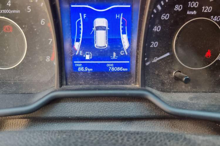 Used HYOSOW H3 2016 H3F 1.5L Manual Prestige Edition Odometer Close Up