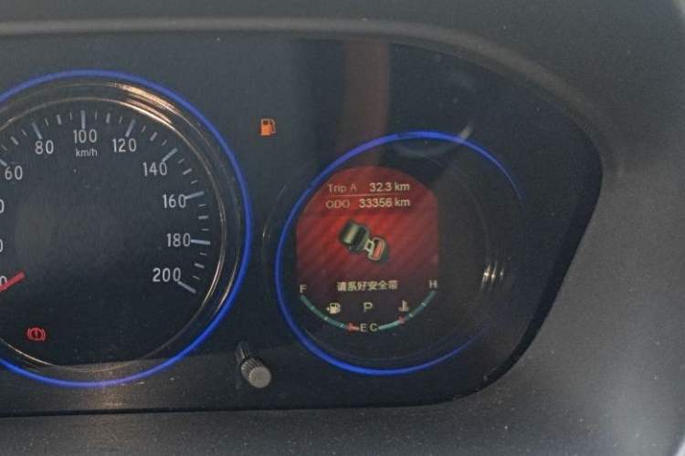 Used HYOSOW H5 2018 1.3T CVT Comfort Model Odometer Close Up