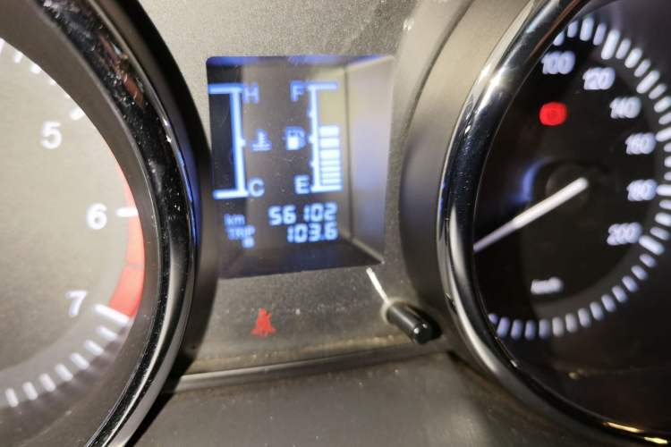 Used HYOSOW S2 2016 1.5L Manual Entrepreneurial Edition China IV Odometer Close Up