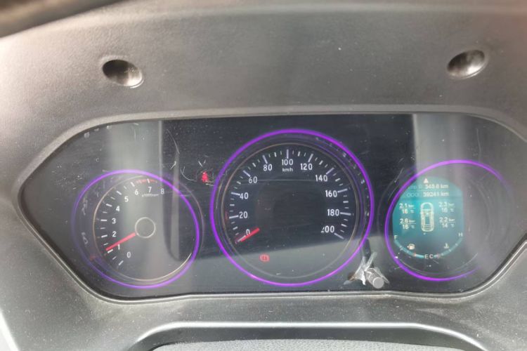 Used HYOSOW S3 2016 S3L 1.5L Manual Prestige Edition Odometer Close Up