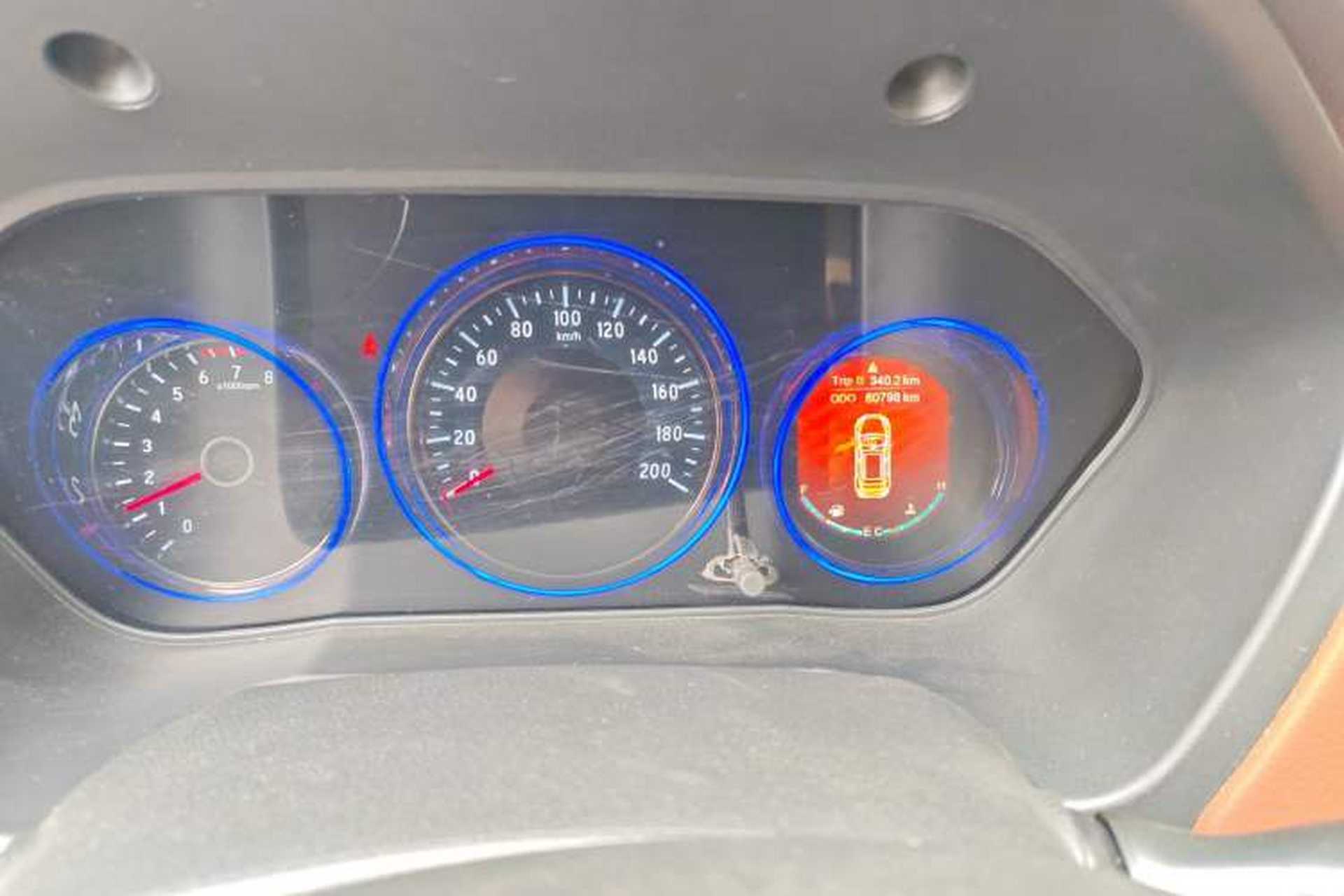 Used HYOSOW S3 2016 S3L 1.5L Manual Prestige Edition Odometer Close Up